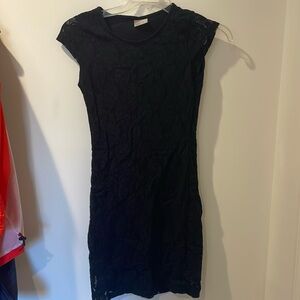 Lace black dress